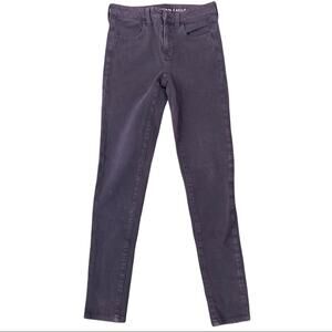 American Eagle Hi-Rise Jeggings In Purple Women's Size 2 Reg